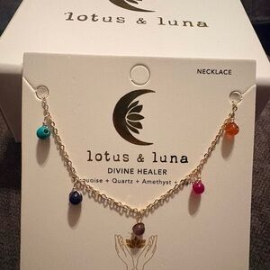 *Brand New* Lotus and Luna Divine Healer Dewdrop Necklace